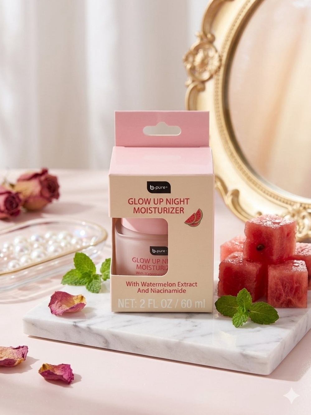 Glow Up Night Moisturizer with Watermelon Extract